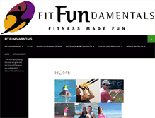 Tablet Screenshot of fitfundamentals.com